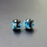 10 teile/los 8 10 12mm Leucht Ozean blau Vereitelt Murano Glas Perlen Runde Glow In Dark Perlen für