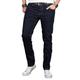 Slim-fit-Jeans ALESSANDRO SALVARINI "ASLuca" Gr. W32 L34, Länge 34, blau (as042) Herren Jeans Slim Fit