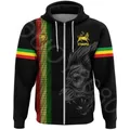 2022 afrika Region männer Flagge Zip Strickjacke Hoodie Casual männer Sweatshirt Lose Äthiopischen