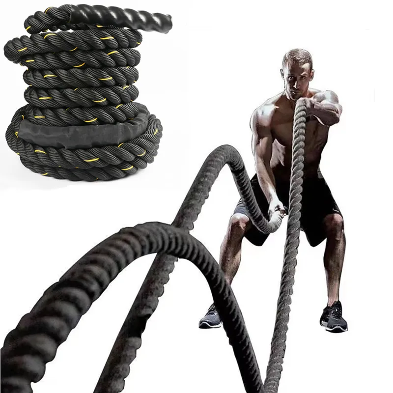 Gewichtetes Springseil Fitness studio Outdoor Home Fitness Übung körperliches Training Kampfs eil Kampf Kraft training Fitness Seil