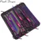 Purple Dragon Dog Grooming Scheren-Set, 20,3 cm, Japan 440C, gerade Schere, gebogene Schere, Haustier-Dünnschere, Tier-Chunker Z3015