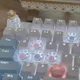 1pc bunte transparente Katze Klaue Pad Harz Keycap Spiel mechanische Tastatur Keycap transparente