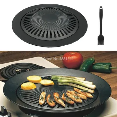 Tragbare Koreanische Outdoor Rauchfreien Grill Gas Grill Pan Haushalt Rauchfreien Gasherd Platte Bbq Braten Kochen Werkzeug Sets