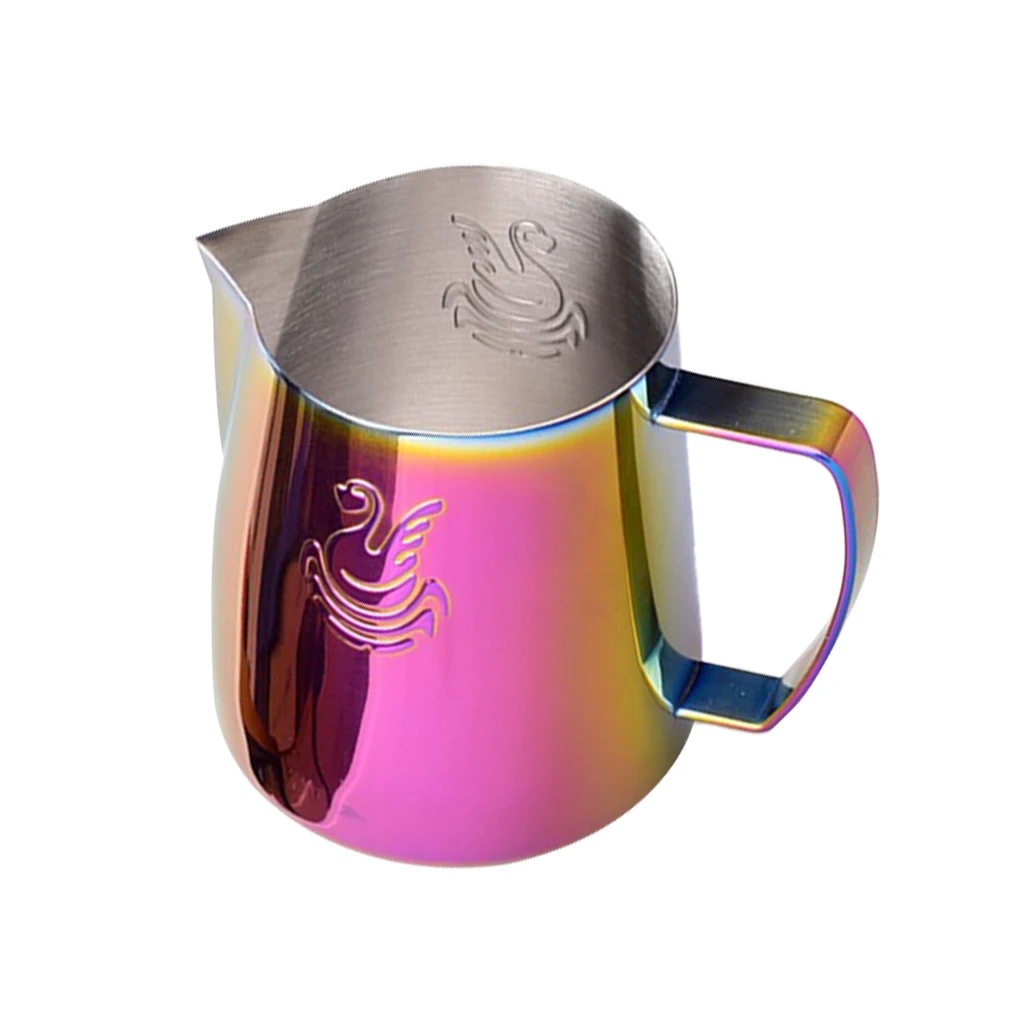 400ml/600ml Kaffee Aufschäumen Krug Tasse Edelstahl-düse Krug Kaffee Latte Art Zubehör 304 Edelstahl Kaffee Latte form Krug