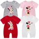 Sommer Neugeborenen Baby Strampler Cartoon Minnie Maus Druck Baby Mädchen Overall Roupas Bebes