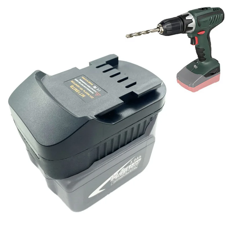 Batterie adapter für Makita 18V Li-Ionen-Akku, umgewandelt in Metabo 18V Elektro werkzeuge, verwenden Ersatz adapter für Metabo-Akkus Image