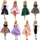 Neueste Kleid Barbies Casual Rock Mode Kleidung Handgemachte Kleidung Geeignet Für 30cm BJD Puppe