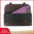 Tastatur Trage tasche Tasche Pu Filz Tasche für 60% 65% 80% 100% mechanische Tastatur wie rz h81