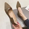 Frauen Wohnungen Schwarz Flache Schuhe Gesellschafts Komfort Braun Schuhe für Dame Weibliche Casual Schuhe Einfarbig Größe 32-45 grund Einfache Faulenzer