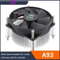 Cooler Master A93 CPU Kühler Für Intel LGA775 LGA1200 CPU Kühler 93 5mm Ruhige Lüfter