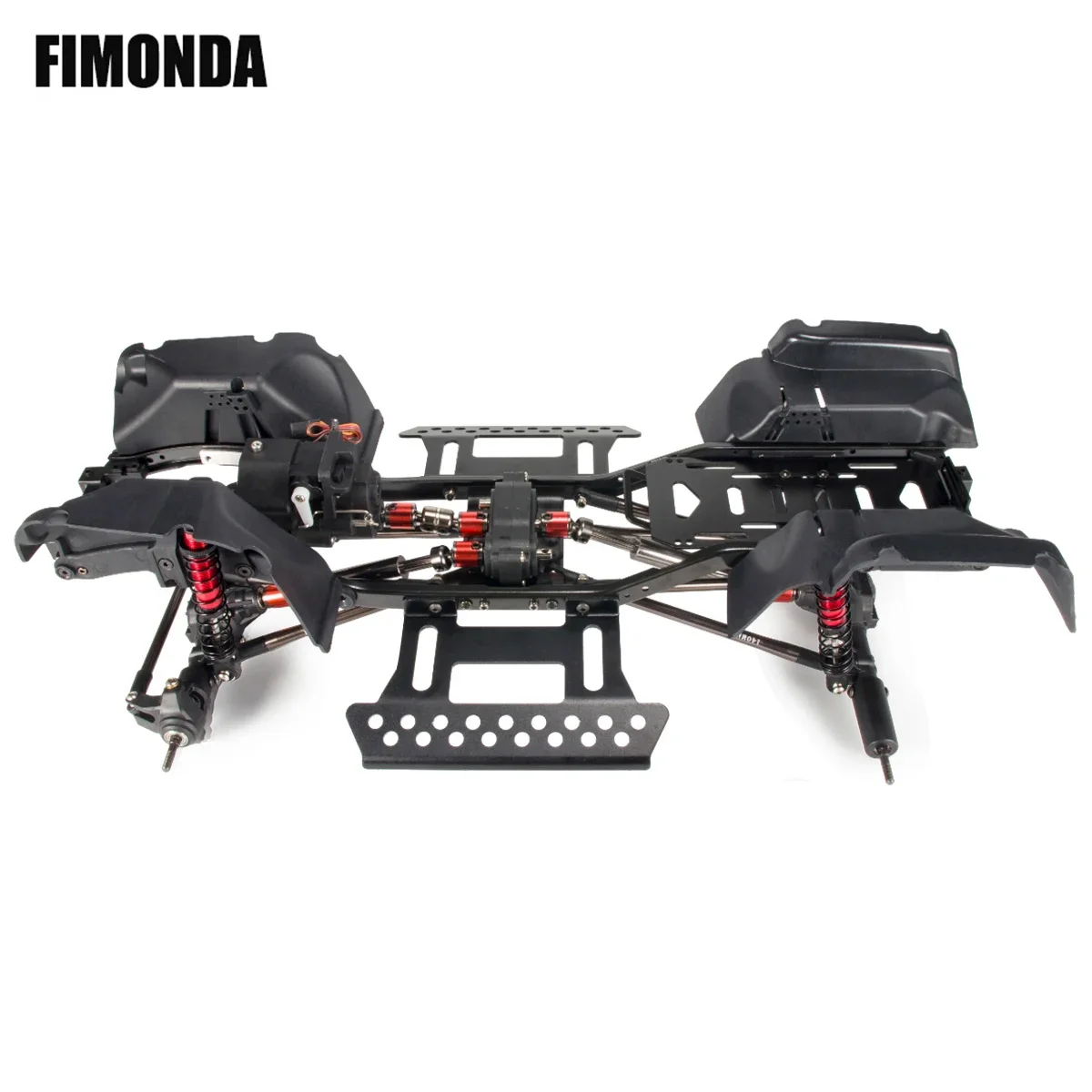 313mm Radstand scx10 Chassis mit vorgefertigten 2-Gang-Kotflügelverbreiter Image