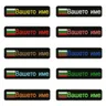 Bulgarische Flagge Bulgarien 10X 2 5 cm Stickerei Custom Name Text Patch Streifen Abzeichen Eisen