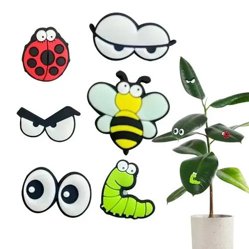 6 stücke Pflanzen dekor für Topfpflanzen niedlich Indoor Outdoor Pflanzen Zubehör für Pflanzen