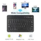 Mini Drahtlose Bluetooth Tastatur Tastatur für Ipad Handy Tablet Stumm Taste Wiederaufladbare