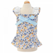 Dog Dress with Lace Elegant Summer Floral Dress Cute Floral Print Pet Dress for Puppies (Size M)