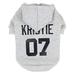 Personalized Dog Clothes Custom Name Number Hoodie Warm Boy/Girl Sweater XS-5XL