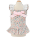 Dog Dress with Lace Elegant Summer Floral Dress Cute Floral Print Pet Dress for Puppies (Size M)