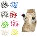 KAOU 20Pcs Soft Plastic Colorful Cat Nail Caps Paw Claw Protector Cover with Glue Black