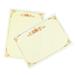 HOMEMAXS 100 Pcs A4 21x29CM Blank Metallic Gold Border Certificate Paper