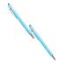 2PCS Office Supplies Home Office Press The Beating Pen Spots Rhinestone Foreskin Press The Pen Girl Student Stationery Ballpoint Pen Multi Color Press Pen 1Ml