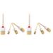 8 PCS Paint Brush Bristle Cleaning Hair Chalk Kids Painting Furniture Wooden Child