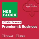 H&R Block 2023 Premium & Business Tax Software PC Download