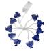 Ongmies Room Decor Clearance Lamp 10 Led Chanukah Hanukkah String Party Light Decors Candlestick Battery Operated Led for Home Lamp Decorations Blue