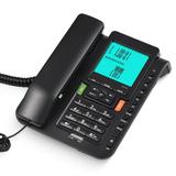 Bisofice Corded Phone Desk Landline Telephone DTMF/FSK Dual System One Button Memory Hands-Free/Redial/Flash Speed Dial Large Screen for Elder