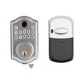 Loyalheartdy Fingerprint Door Lock with APP Control Entry Electronic Smart Deadbolt Lock Keyless Entry for Front Door (Silver)