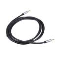 1.8m Aluminum Alloy Aux Cable Jack 3.5mm Male to Male 3.5mm Audio Cable Adapter for Car Headphone Speaker Computer Laptop Wire A