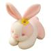 Lxtoys Kawaii Rabbit Plush Toy Cartoon Plush Toy Pillow Creative Cute Simulation Stuffed Toy for Baby Hugging Plush Toy Pink 30cm
