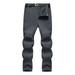 Amtdh Men s Sweatpants Clearance Outdoor Sports Cycling Climbing Pants Solid Color Slim Fit Stretch Straight Pants for Men Breathable Casual Comfy Trousers Mens Chino Pants Dark Gray XXXL