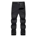 Amtdh Men s Sweatpants Clearance Outdoor Sports Cycling Climbing Pants Solid Color Slim Fit Stretch Straight Pants for Men Breathable Casual Comfy Trousers Mens Chino Pants Fashion 2023 Black L