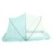 HOMEMAXS 1PC Baby Crib Mosquito Netting Foldable Baby Bed Protective Cover Universal Yurt Mosquito Net Practical Baby Crib Anti-mosquito Cover Newborn Bed for Home Store Blue