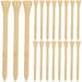 HOMEMAXS 50Pcs Reusable Golf Ball Tees Bamboo Golf Spikes Replaceable Golf Tees Golf Accessory