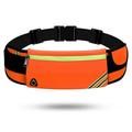 Running Sports Bag Men Women Outdoor Jogging Waist Bag Pocket Waterproof Cycling Gym Mobile Phone Belt Pack Pouch Orange