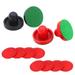 16PCS 76MM Air Hockey Pushers Pucks Replacement for Game Tables Goalies Header Kit Air Hockey Equipment Accessories (Red Dark Blue)