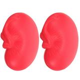 2Pcs Kidney Shaped Finger Exercise Ball Professional Grip Ball Rehabilitation Trainer Hand Exerciser