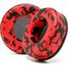 Wicked Cushions Extra Thick Premium Earpads for Skullcandy Hesh Wired & Hesh 2 Headphones - Red Camo