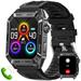 Smart Watch for Men 1.91 Big Screen (Make/Answer Call) Rugged Fitness Tracker 100+ Sports Modes Activity Tracker Smartwatch for iPhone Android