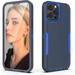 Shockproof Designed for iPhone 13 Pro Case Anti-Scratch& Anti-Slip Heavy Duty Protective Phone Case Compatible with iPhone 13 Pro 6.1 inch Blue