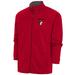 Men's Antigua Red Northeastern Huskies Links Full-Zip Golf Jacket