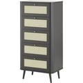 Roomers Kommode Vienna Premium ¦ schwarz ¦ Maße (cm): B: 60 H: 126 T: 40 Kommoden & Sideboards > Kommoden - Höffner