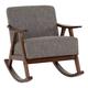 Seconique Kendra Rocking Chair - Grey Fabric