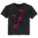 Toddler Black New England Patriots Disney Cross Fade T-Shirt