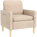 Modern Armchair Fireside Chair Upholstered Accent Chair Living Room
