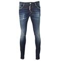 Skinny Dan Jean Paint Splash Large Label Jeans