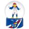 Kansas Jayhawks 100mm Mascot Glass Water Globe