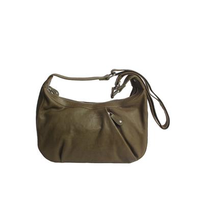 Umhängetasche MARGELISCH "Ocla 1", Damen, Gr. B/H/T: 29cm x 19cm x 10cm one size, grün, Leder, Taschen, aus LWG zertifiziertem Leder Image