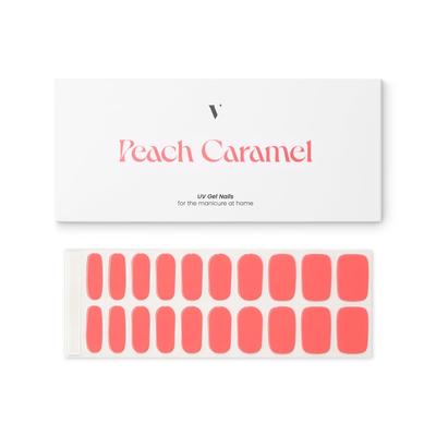 VENICEBEAUTY - UV Gel Nagelstreifen Kunstnägel & Nageldesign 1 ct Peach Caramel Image